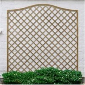 Pressure Treated Decorative Europa Hamburg Garden Screen 1.8m x 1.8m - Pack of 4