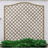 Pressure Treated Decorative Europa Hamburg Garden Screen 1.8m x 1.8m - Pack of 4