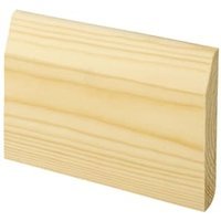 Wickes Dual Purpose Chamfered / Bullnose Pine Skirting – 15 x 95 x 3600 mm