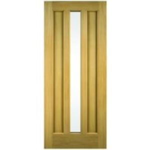 Wickes York External Glazed Oak Door - 2032 x 813mm