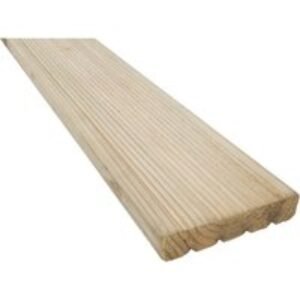 Bsw Green Treated Decking 29 x 124mm x 3.0m