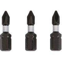 Wickes Impact Screwdriver Bit PH1 – 25mm – Pack of 3