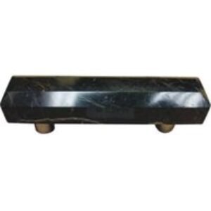 Wickes Marble Pillar Door Handle - Black 70mm Pack of 2