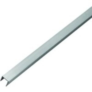 Wickes 19.5mm Multi-Purpose U Section - Aluminium 1m