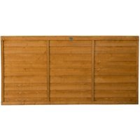 6ft x 3ft 1.83m x 0.91m Dip Treated Overlap Fence Panel – Pack of 3