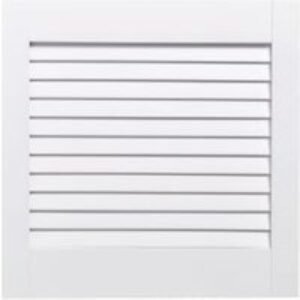 Wickes White Closed Internal Louvre Door - 457 x 457mm