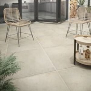 Croyde Sand Outdoor Porcelain Paving Tile  610 x 610 x 20mm - Pack of 2