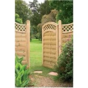 Europa Prague Pressure Treated Timber Curved Gate 1800mm x 900mm