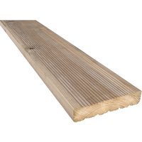 Bsw Green Treated Decking 29 x 124mm x 4.8m