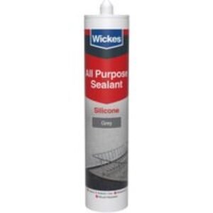 Wickes Grey All Purpose Silicone Sealant - 300ml