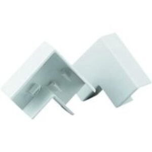 TTE White Flat Angle Mini Trunking - 25 x 16mm - Pack of 2