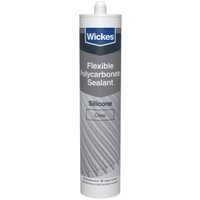 Wickes Flexible Polycarbonate Clear Sealant – 300ml