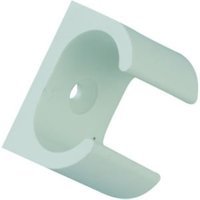 TTE White Oval Conduit Clip – 16mm – Pack of 5