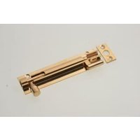 Wickes Brass Necked Barrel Bolt – 100mm