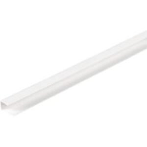 Wickes PVCu End Strip White - 12 x 23 x 2500mm