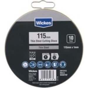 Wickes Thin Steel Cutting Discs 115mm - Pack of 10