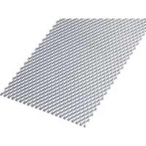 Wickes Perforated Steel Stretched Metal Sheet - 120 x 2.80mm x 1m