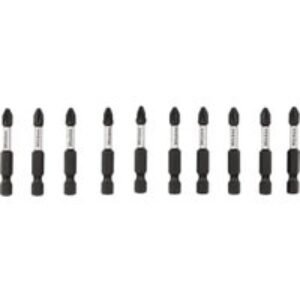 Wickes Screwdriver Bits PZ2 - 50mm - Pack of 10
