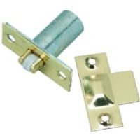 Wickes Adjustable Roller Door Catch – Brass