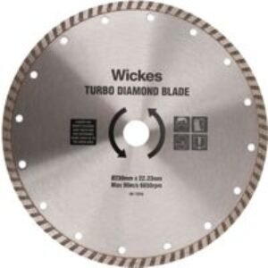 Wickes Hard Cut Turbo Diamond Blade - 230mm