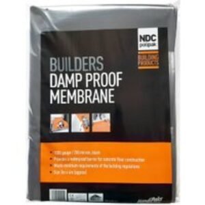 NDC 1000 Gauge Black Damp Proof Membrane - 4 X 3m