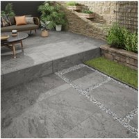 Romana Haddon Grey Glazed Porcelain 600 x 900 x 20mm PK/1