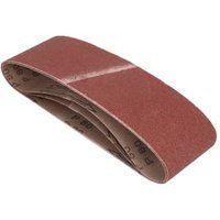 Wickes Medium 75 x 533mm Sanding Belts – Pack of 3