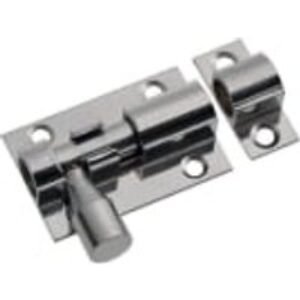 Wickes Chrome Barrel Bolt - 38mm