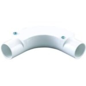 TTE White Conduit Inspection Bend - 25mm