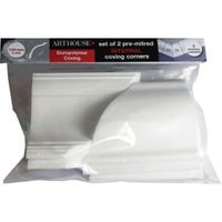 Arthouse Duropolymer Coving Internal Corner – 134mm – Pack of 2