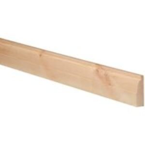 Wickes Ovolo Natural Pine Architrave - 19 x 69mm x 2100mm - Pack of 5