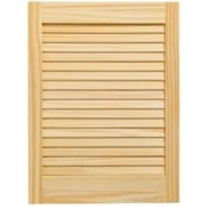Wickes Pine Closed Internal Louvre Door - 610 x 457mm