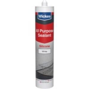Wickes White All Purpose Silicone Sealant - 300ml