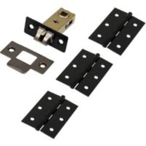 Light Duty Hinge & Latch Pack - Black