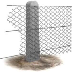4ft 9" Supreme Concrete Chainlink Intermediate Post - Pack of 36
