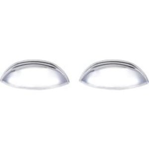 Cup Cabinet Handle Polished Chrome 84mm - Pack of 2