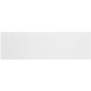 Wickes Boutique Richmond Snow White Gloss Ceramic Wall Tile - 245 x 75mm - Pack of 54