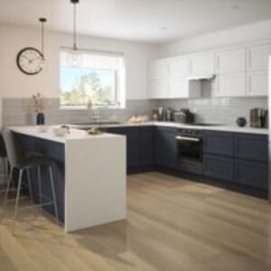 Wickes Boutique Camden Dove Grey Gloss Ceramic Wall Tile - 150 x 400mm - Pack of 17
