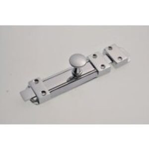 Wickes Chrome Flat Tower Bolt - 140mm