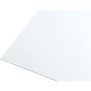 Wickes Metal White Powder Coated Aluminium Sheet - 250 x 500mm