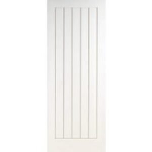 Wickes Geneva White Grained Moulded Cottage FD30 Internal Fire Door - 1981 x 762mm
