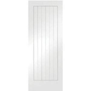 Internal White Primed Suffolk White Door 1981x762x35mm