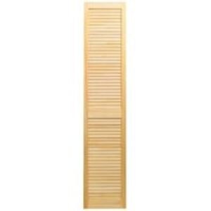 Wickes Pine Closed Internal Louvre Door - 1829 x 381mm