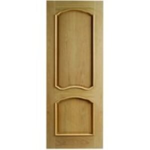 Internal Buxton FD30 Fire Door Oak Veneer With Raised Mouldings 2 Panel 1981mm x 762mm x 44mm
