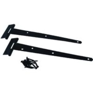 4Trade Tee Hinge Light 250mm Pair Black