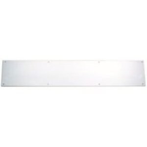 4TRADE Kicking Plate Satin Anodised Aluminium 825mm x 152mm 523494