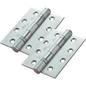 Ball Bearing Hinge Polished Stainless Steel 102mm x 76mm x 3mm FD130 pack of 3