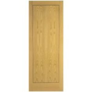 Internal Flush Oak Veneer 1 Panel FD30 Fire Door 1981mm x 762mm x 44mm