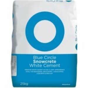 Blue Circle Snowcrete White Cement 25kg