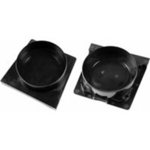 Clark-Drain New Style Plastic Channel End Cap and Outlet Set 128 x 117mm